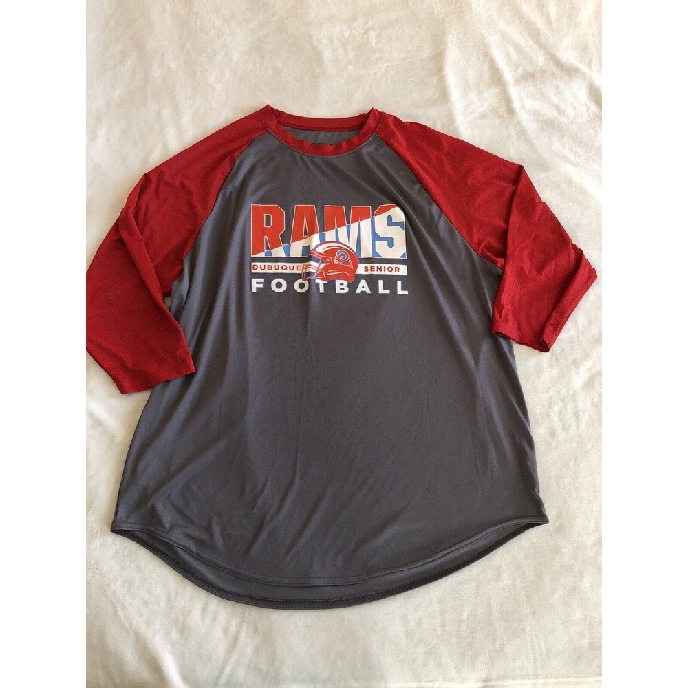 Augusta Sportswear Adult 2XL Gray‎ Moisture Management Dubuque Senior Football